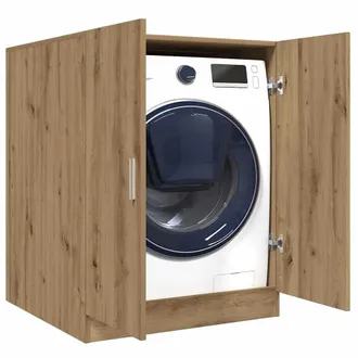 vidaXL Mobile Per Lavatrice Rovere Artigianale 70,5x71,5x91,5 Cm - Vidaxl