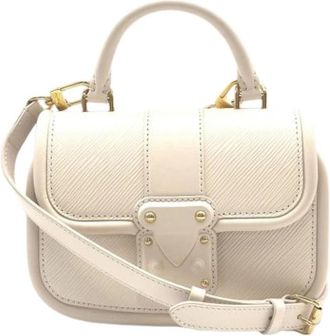 Louis Vuitton Pre-owned Mini Shoulder Bag - Dames - Vintage Mini Tas - Wit - ONE Size - Leer - Vintage