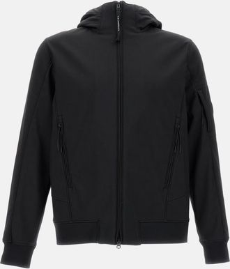 C.P. Company Black Hooded Zip-Up Jacket