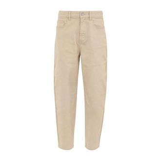 ZiZo Lagos Broek - Dames - Broeken - Beige - Maat: L Katoen