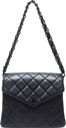 Chanel Borsa a spalla matelassé 2000-2003 - Nero