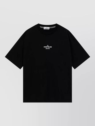 Stone Island crew neck shirt graphic print short sleeves