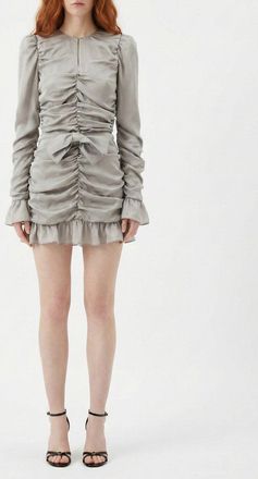 Rotate Abito Rotate in seta drappeggiata