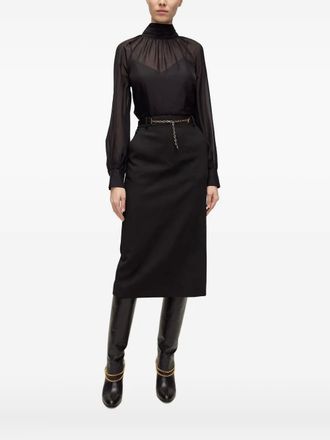 Veronica Beard Alyssa blouse - women - Silk - 12 - Black