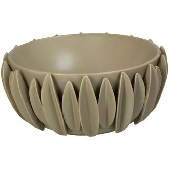 Schubiger M&ouml;bel Schale Keramik, Beige H: 14 cm