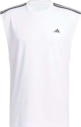 adidas All-World Sleeveless Tank Top White Black IC2468