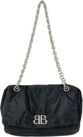 Balenciaga Pre-owned Shoulder Bags, female, Black, Size: ONE SIZE Pre-owned Vintage Shoulder Bag