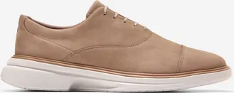Cole Haan Mens &Oslash;riginal Grand CitySpectre Cap Toe Oxford Shoes - Beige Size 10.5