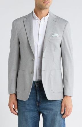 Lucky Brand Herringbone Knit Sport Coat in Grey at Nordstrom Rack, Size 36Regular