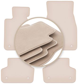 OEM Alfombrillas Premium Beige Para: Bmw 5 G31 Familiar, Touring 2017