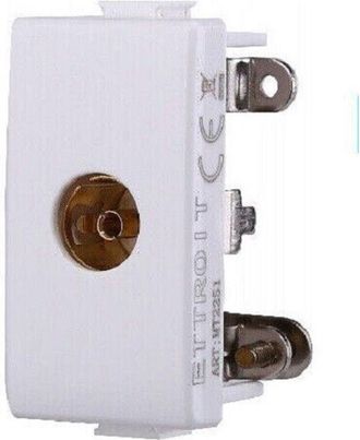 Trade Shop Trade Shop - Serie Bticino Frutti Matix Compatibile Presa Schuko Lan Pulsante Deviatore Usb