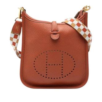 Herm&egrave;s Pre-owned Evelyne 16 Amazone - Dames - Pre-owned - Bruin - Maat: ONE Size Leer