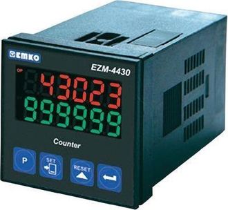 Emko Ezm-4430 Contador Multifunci&oacute;n Negro Led 6 D&iacute;gitos