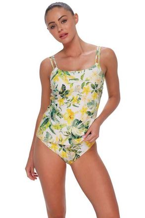 Sunsets Taylor Tankini Swimsuit Top - D Cup in Isla Soleil Crepe at Nordstrom, Size 38