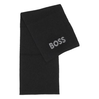 HUGO BOSS Accessoires, Heren, Zwart, ONE Size, Helios Sjaal