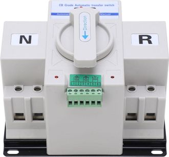 OEM Interruptor De Transferencia Autom&aacute;tico De 2 Polos, Disyuntor Miniatura, Conmutaci&oacute;n De Doble Potencia, 230 V, 63 A