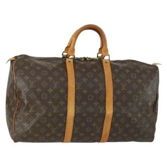 Louis Vuitton Pre-owned Weekend Bags, female, Brown, Size: ONE SIZE Pre-owned Weekend Bag