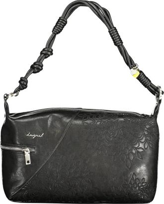 Desigual Sierra Huntington Bag - Dames - Schoudertassen - Zwart - ONE Size - Polyester - Tassen