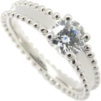 Van Cleef & Arpels Platinum 950 Band Ring (Pre-Owned)