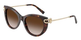 Tiffany & Co. TF4232 80153B Womens Sunglasses Tortoiseshell Size 53