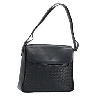 Bottega Veneta Pre-owned Cross Body Bags, female, Black, Size: ONE SIZE Pre-owned Vintage Shoulder Bag