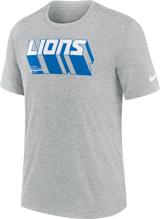 Nike Detroit Lions Long Pass Nike Mens NFL T-Shirt in Grey | NJFD06G9J-KZQ