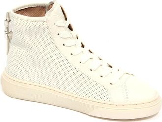 Hogan Geperforeerde Yoghurt Schoenen - Dames - Sneakers - Wit - 35 1/2 EU - Leer - Schoenen