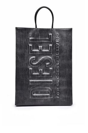 Diesel Rubberized Shopper - Grey