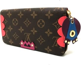 Louis Vuitton Pre-owned Wallets, female, Brown, Size: ONE SIZE Pre-owned Canvas wallets