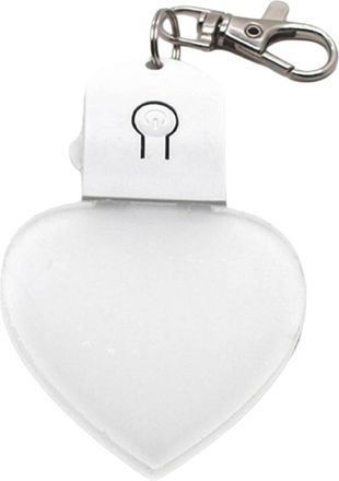 Generic Heart Shaped Light Keychain - Purse Pendant,LED Heart Purses Wallets Handbags Light Key Chain Portable Night Lamp for Backpack