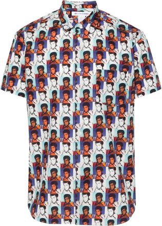 Comme Des Garçons x Andy Warhol cotton shirt - men - Cotton - L - White