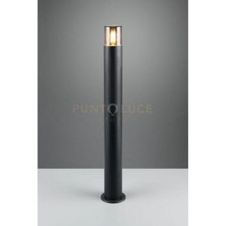 Trio Leuchten Hoosic palo alto da esterno antracite con diffusori fume IP44 h. 80CM 1 luce attacco E27
