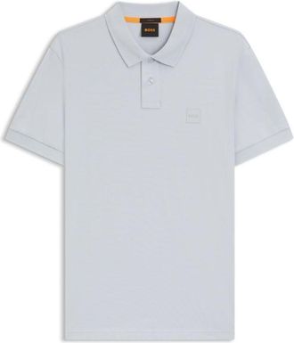 BOSS Extra-slim-fit stretch-cotton shirt with logo tape