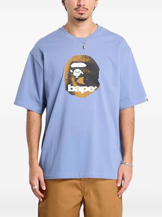 A Bathing Ape T-shirt Ape Head - Blu
