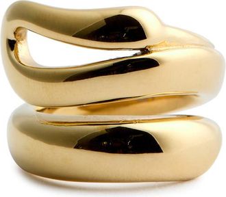 JENNY BIRD S&eacute;es Gold-plated Ring - 6 (52.5mm)