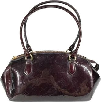 Louis Vuitton Pre-owned Handbags, female, Purple, Size: ONE SIZE Pre-owned Vintage Canvas Handbag