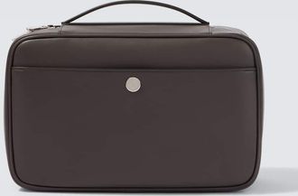 Brunello Cucinelli Beauty case in pelle