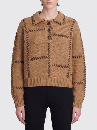 Frame Denim Wool and Cashmere Knit Polo Shirt with Stitching
