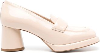 Halmanera Kate 65mm leather pumps - women - Calf Leather/Calf Leather/Calf Leather - 39.5 - Neutrals