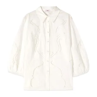 Oltre Mujer, Blusas y Camisas, Blanco, Talla: 4XL