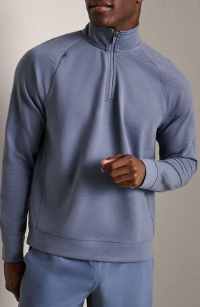 Rhone Dreamstate Quarter Zip Pullover in Shale Blue at Nordstrom, Size Xx-Large