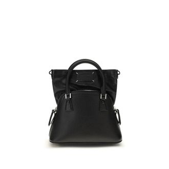 Maison Margiela Black Goatskin Womens Handbag