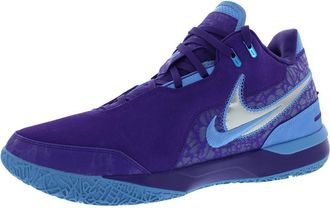 Nike Nike Mens Lebron NXXT Gen AMPD Basketball Shoes, Field Purple/Metallic Silver, 7.5 UK
