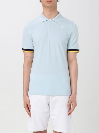 K-Way Polo in cotone basic con mini logo K-way