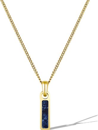 Vincero Mens Birthstone Pendant Necklace in Gold - September at Nordstrom