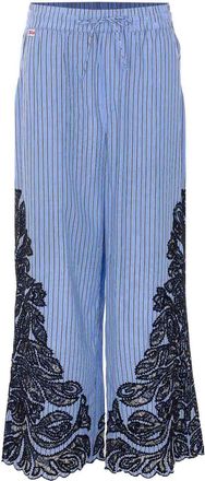 Sea New York Light Blue Maella Stripe Pants