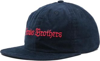 Brain Dead Ribfluwelen hoed met vlakken - Blauw