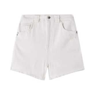 Patrizia Pepe Denim Shorts - Dames - Denim shorts - Wit - W31 - Denim - Korte Broeken