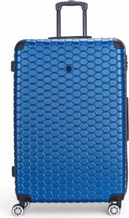 Infinity Leather Uitbreidbare extra grote harde ABS-reiskoffer met 8 wielen