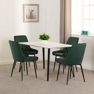 Seconique Marlow & Avery Dining Set in Emerald